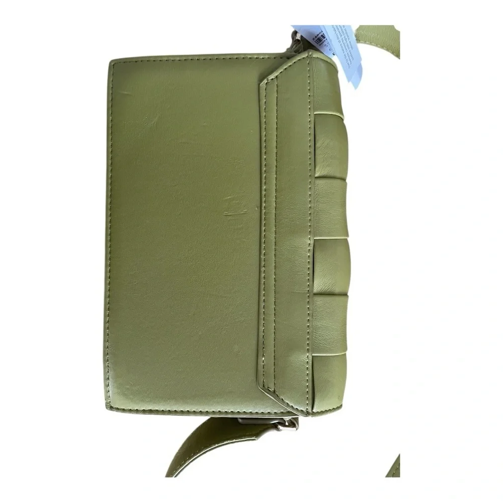 Topshop NWT Woven Olive Crossbody Bag